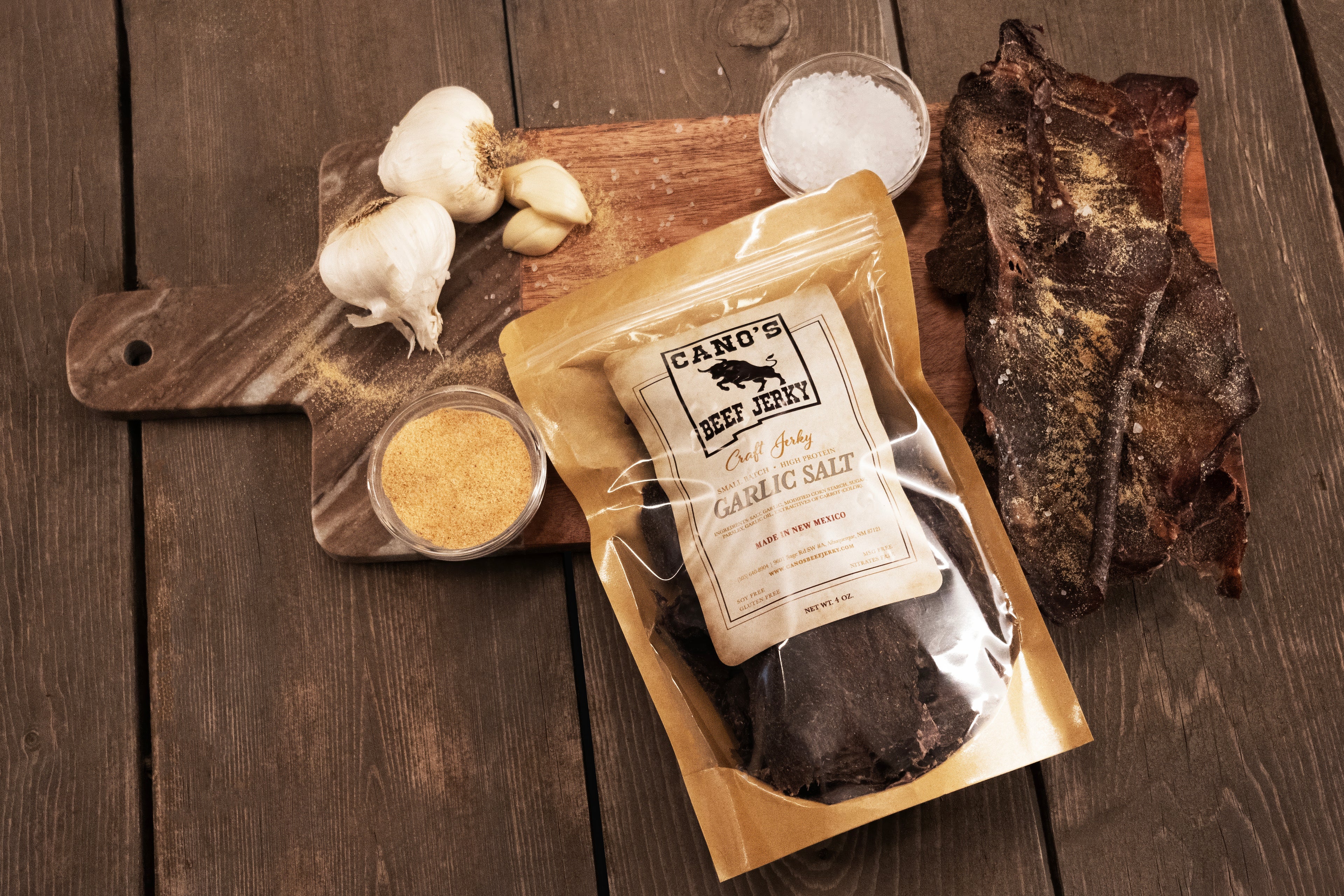 Garlic Salt Beef Jerky
