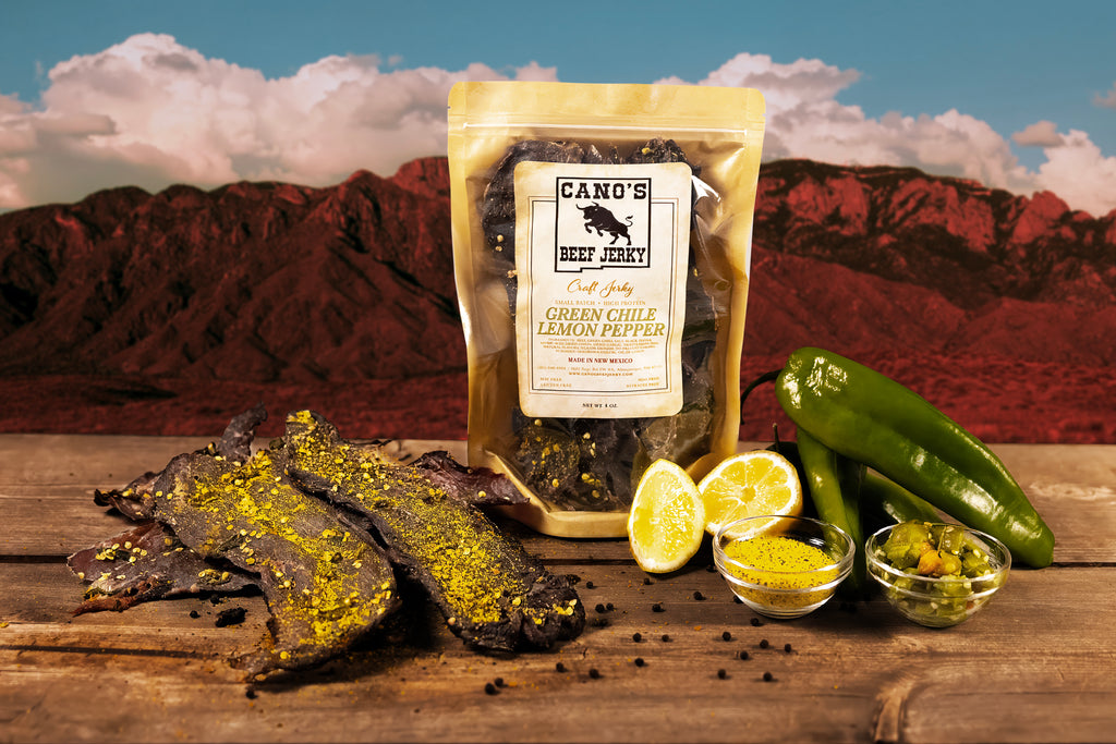 Green Chile Lemon Pepper Beef Jerky