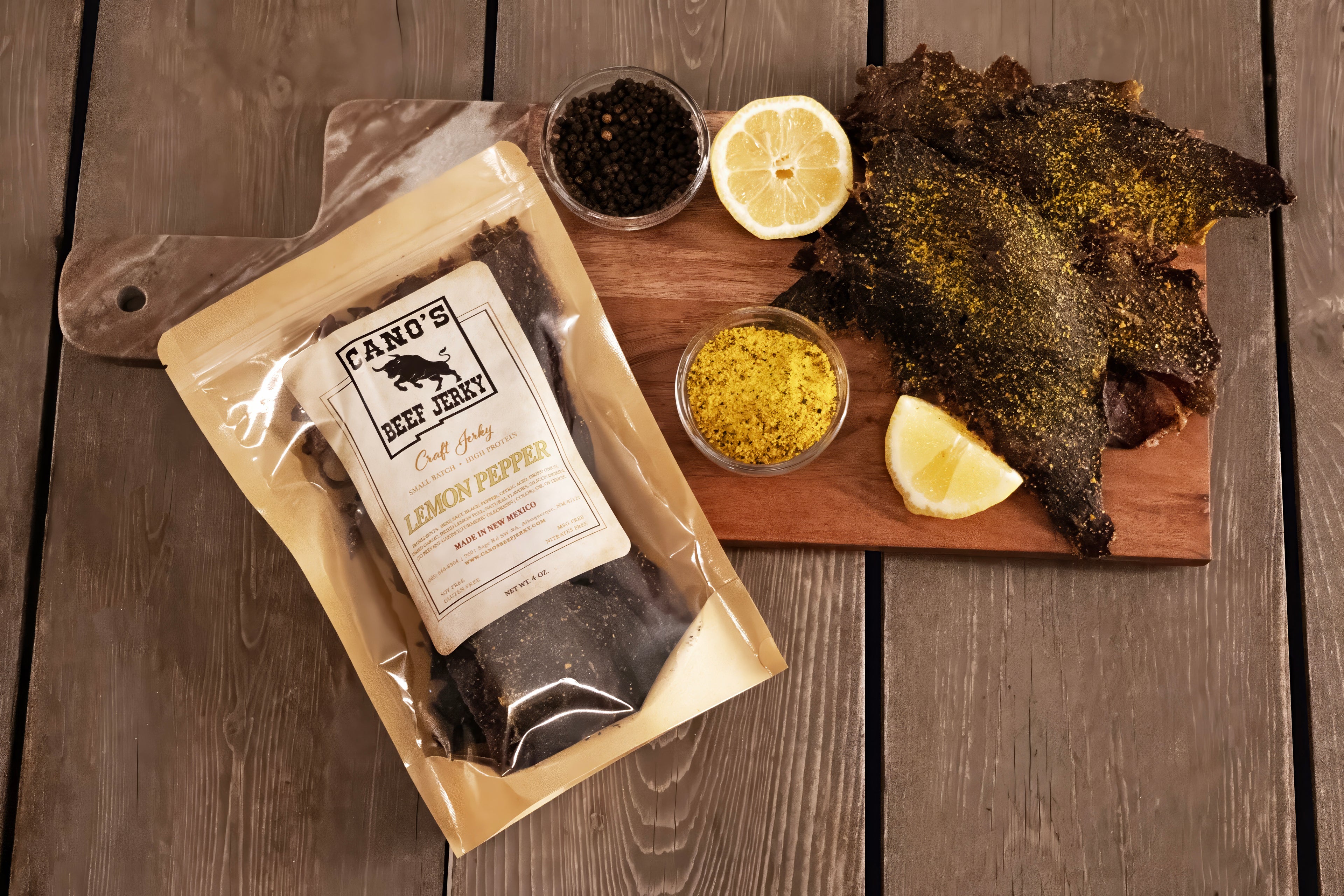 Lemon Pepper Beef Jerky