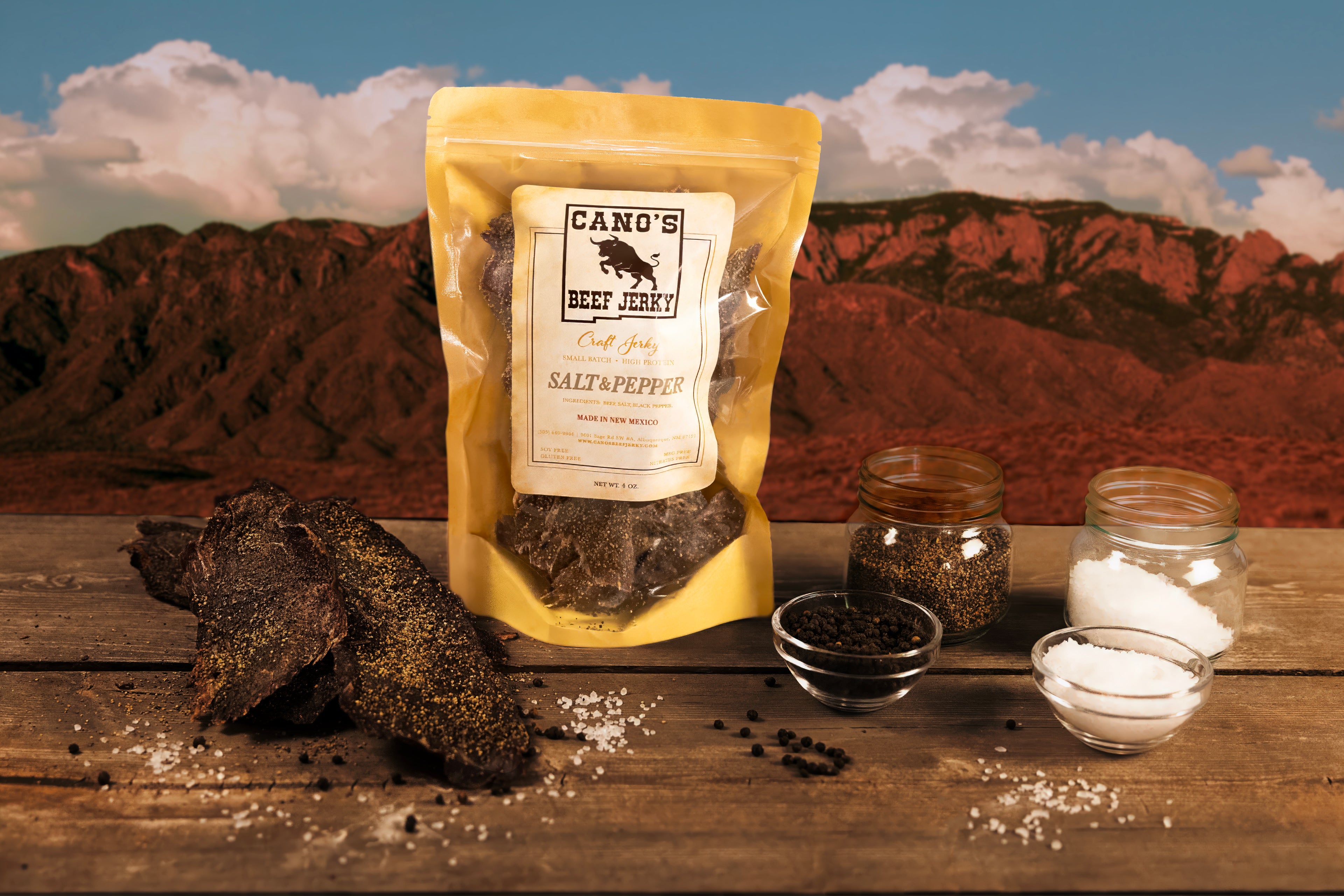 Salt and Pepper Beef Jerky