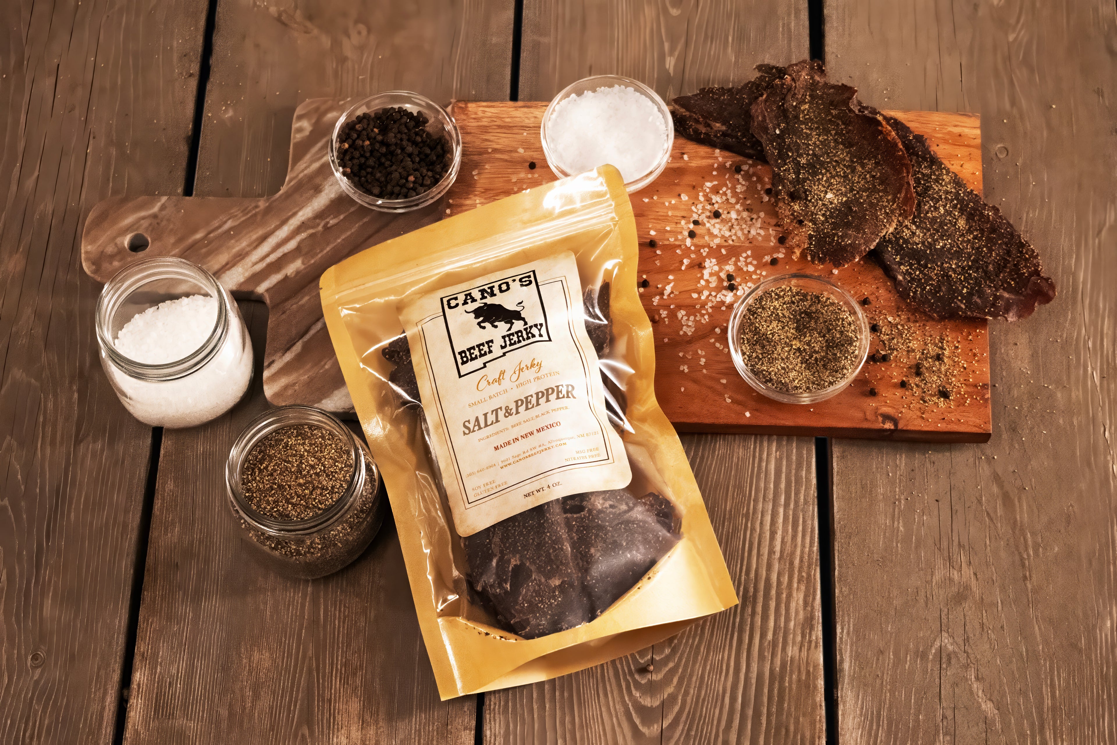 Salt and Pepper Beef Jerky
